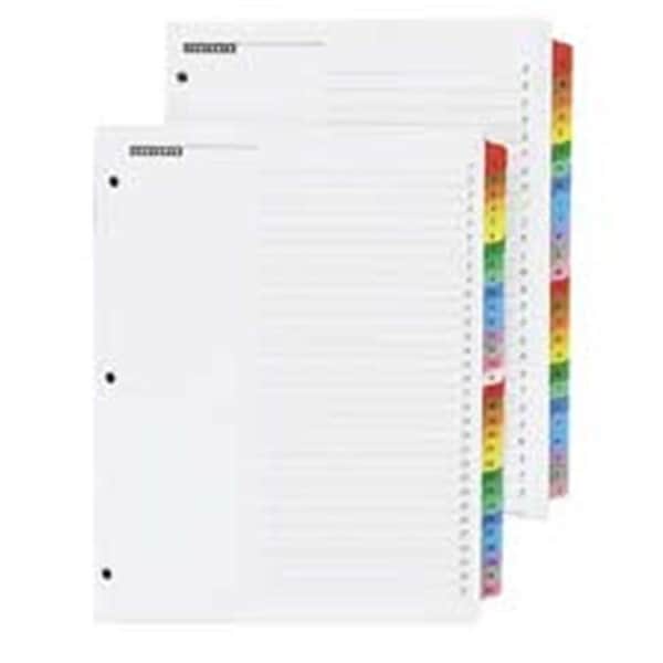 Cardinal Brands Cardinal Brands- Inc CRD60218 One Step Index System- Alphabetical- A-Z- 26-Tab- Multicolor CRD60218 - main